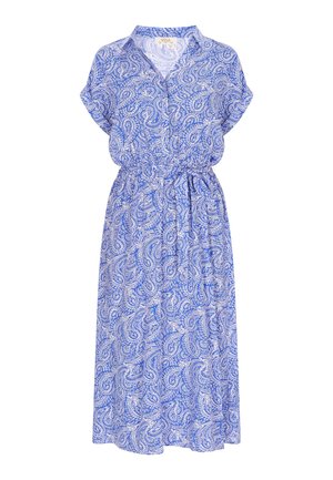 usha Skjortekjole - blue white