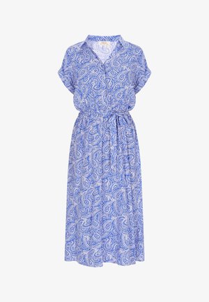 usha Skjortekjole - blue white