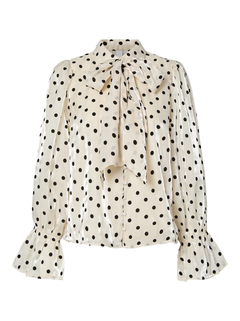 YAS Overhemdblouse beige