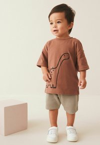 Next SET 2 PACK - REGULAR FIT - Pantalon de survêtement - rust brown ecru cream