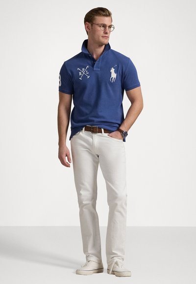 Polo Ralph Lauren Custom Slim Fit Big Pony Mesh Polo Shirt - Poloskjorter - old royal