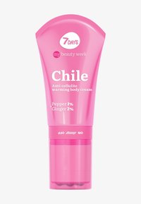 7days - MY BEAUTY WEEK CHILE ANTI-CELLULITE WARMING BODY CREAM PEPPER 1%+ GINGER 2% - Body balm Miniatuurafbeelding 1