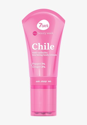 7days MY BEAUTY WEEK CHILE ANTI-CELLULITE WARMING BODY CREAM PEPPER 1%+ GINGER 2% - Body balm