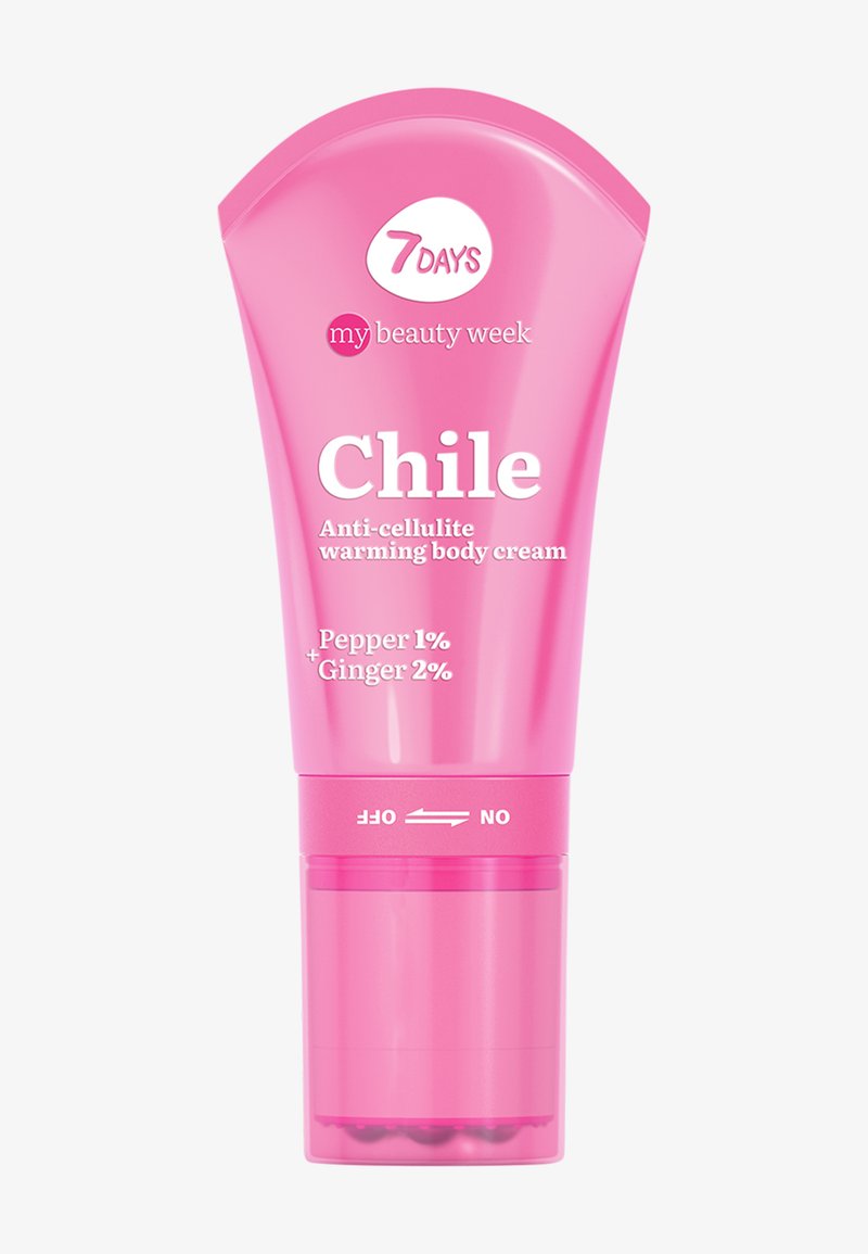 7days 7days MY BEAUTY WEEK CHILE ANTI-CELLULITE WARMING BODY CREAM PEPPER 1%+ GINGER 2% - Body balm