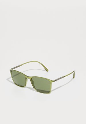 Sunglasses - transparent green