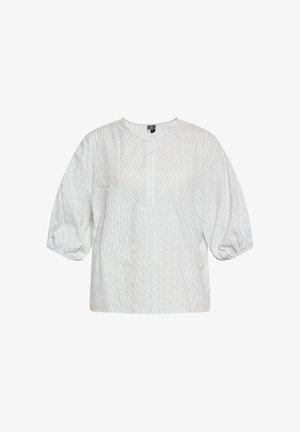 DreiMaster, DREIMASTER BLUSE - Blouse - hellblau wollweiss