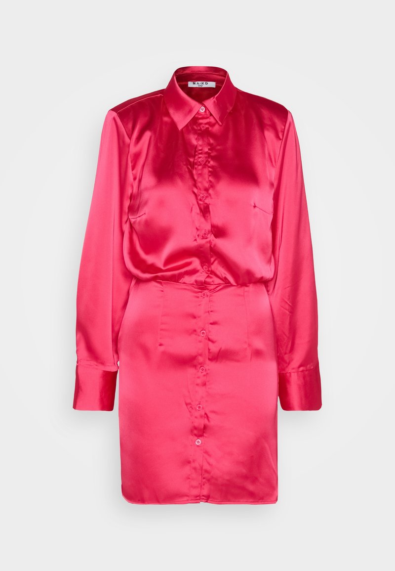 NA-KD Blousejurk donkerroze NA-KD Blousejurk donkerroze