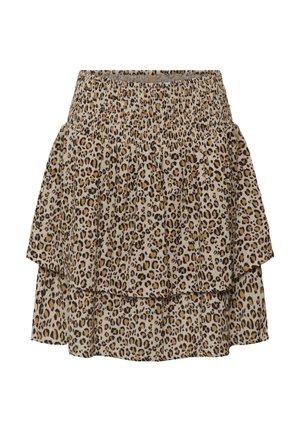 Culture, CUALFIA ELINA - A-snit nederdel - light leopard