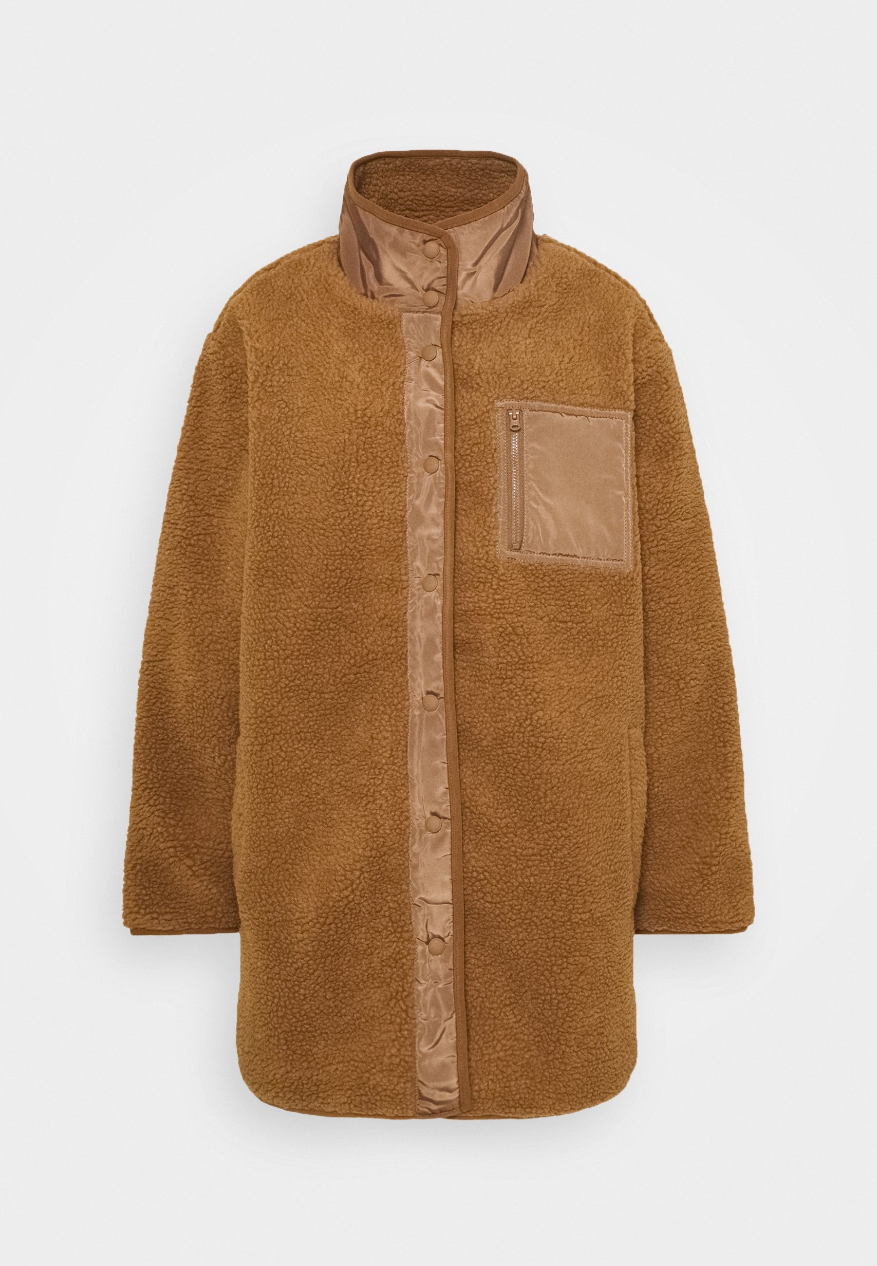 long sherpa jacket