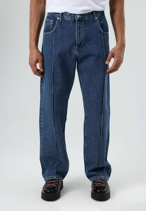 WIDE  - Relaxed fit jeans - dark blue