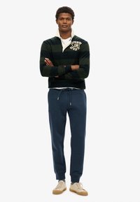 Superdry & Co VINTAGE - Pantalon de survêtement - vintage navy marl