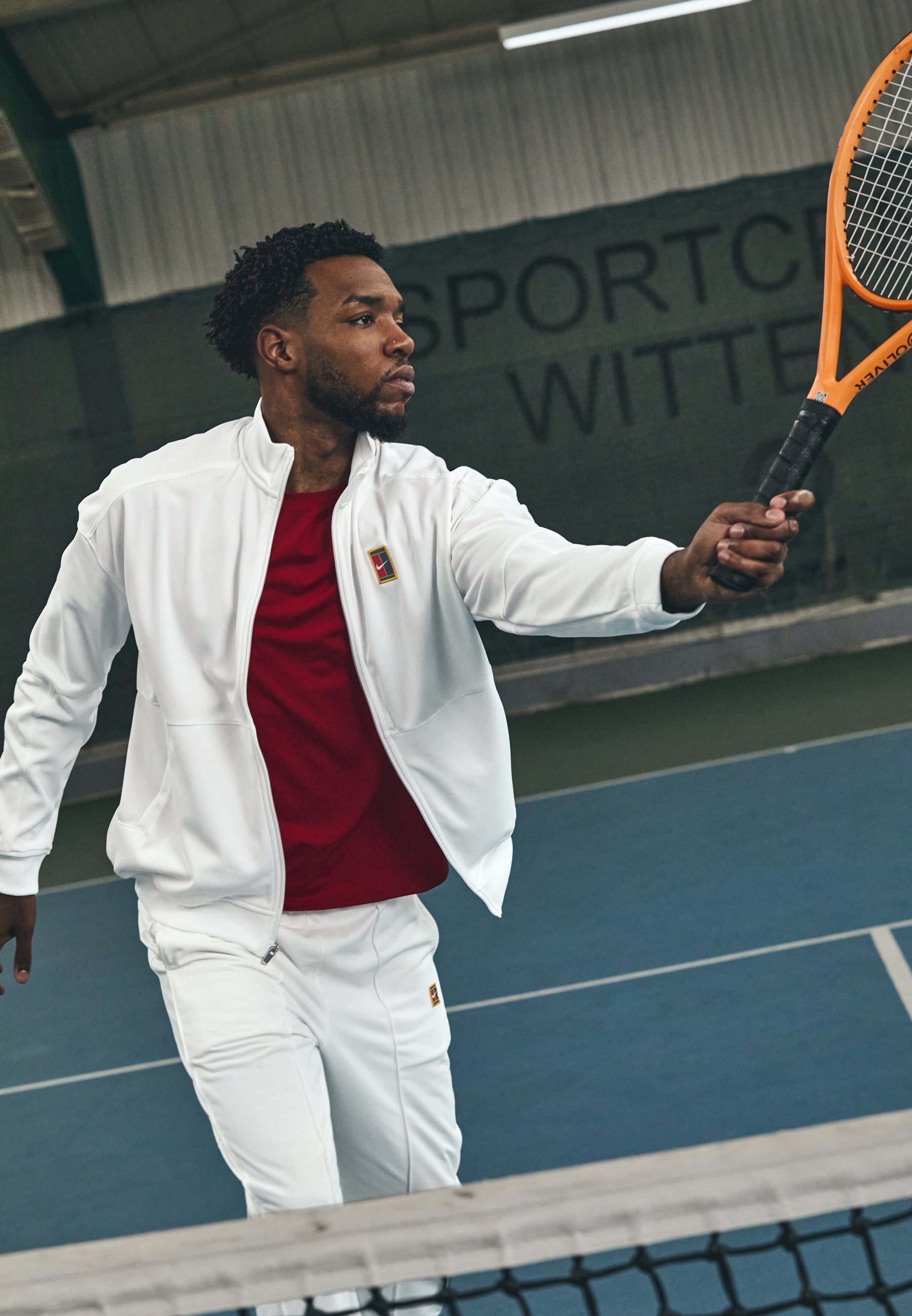 Nike Performance NIKECOURT HERITAGE SUIT JACKET - Bluză de trening