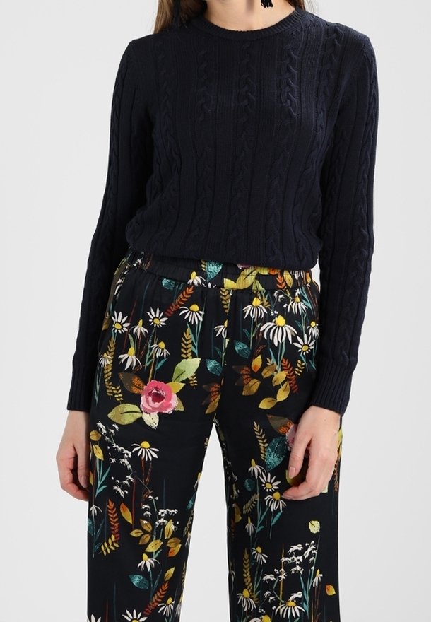 United Colors of Benetton Stickad tröja - dark blue