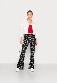 Hollister Co. BARE RUCHED BUST - Top - jester red