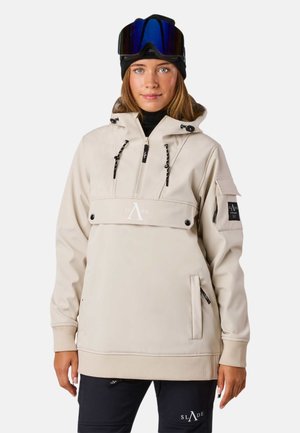 COLORADO SOFTSHELL ANORAK - Snowboard jacket - sand