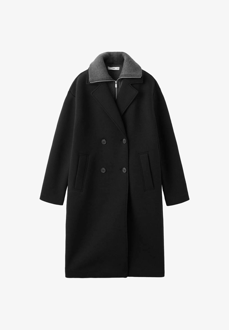 Mango Klassisk kappa / rock - black/svart - Zalando.se