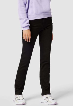 Straight leg jeans - black