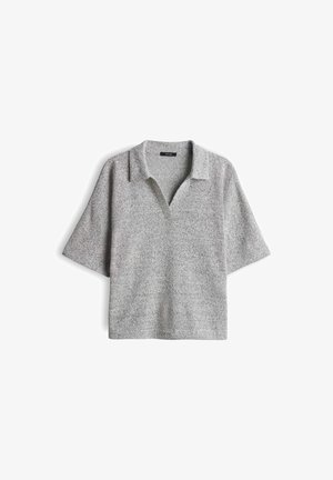 OPUS, RELAXED POLO STYLE - Polo shirt - coal blue