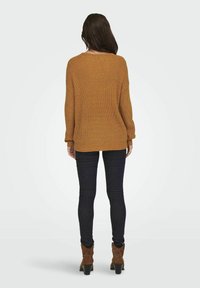 JDY JDYNEW MEGAN NOOS - Strickpullover - sudan brown