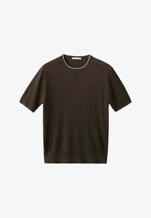 Mango, ADULT - T-shirt basique - dark brown