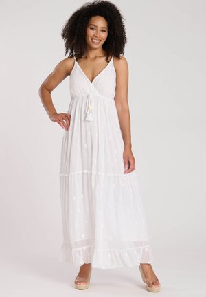 South Beach SUMMER SEQUIN DETAIL CAMI V NECK - Day dress - white