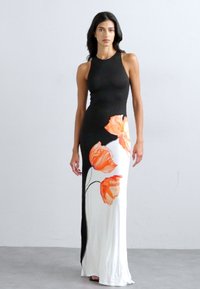 Alice + Olivia PANIA RACER NECK DRESS - Haljina od žerseja - dream life black