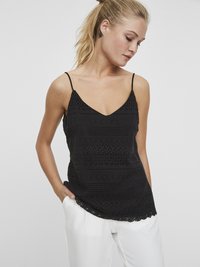 Vero Moda - VMHONEY SINGLET - Top - black Immagine in miniatura 1