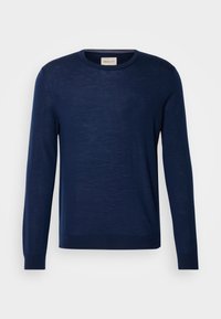 EXTRAFINE C-NECK - Strikkegenser - marine