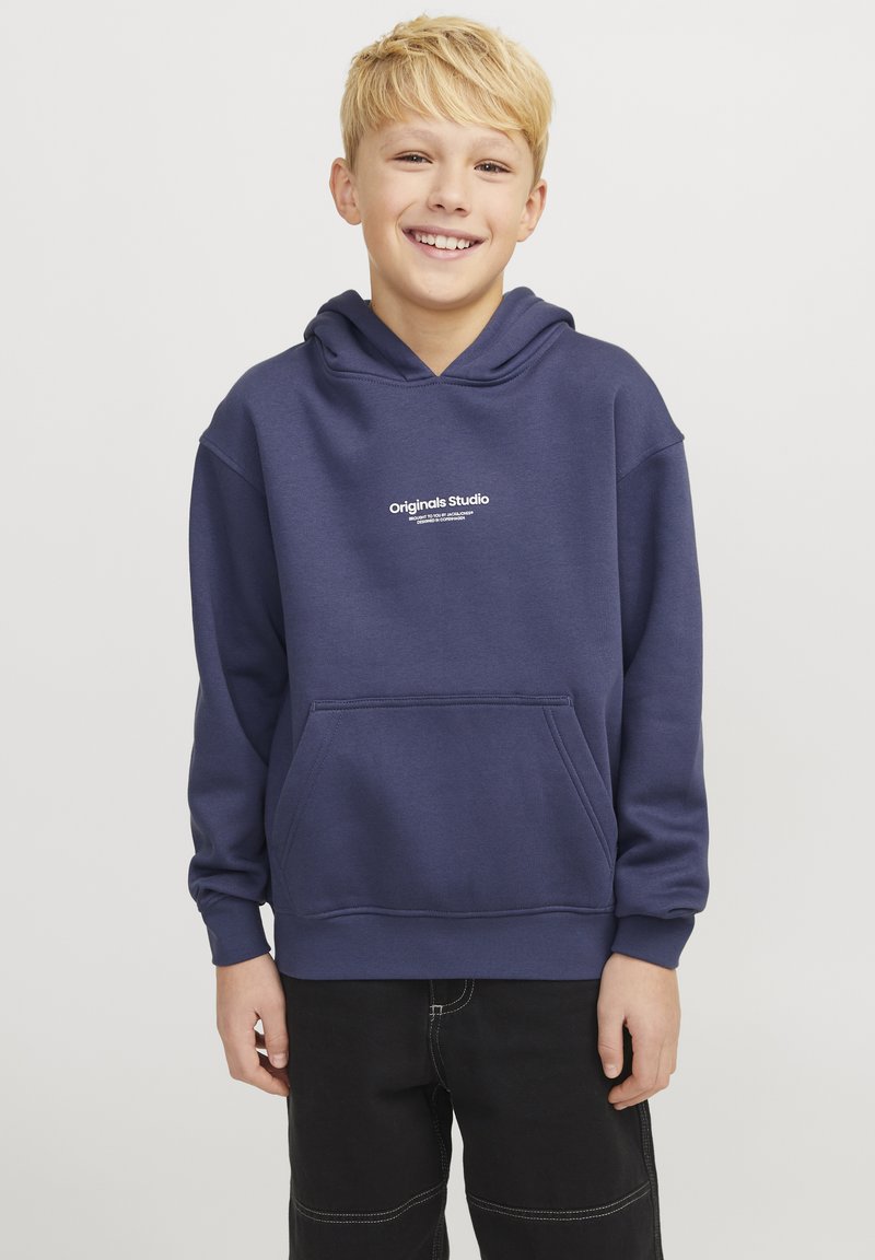 Jack & Jones Junior JORVESTERBRO - Mikina s� kapucí - nightshadow blue