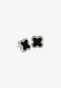 No seleccionado, silver-coloured and black