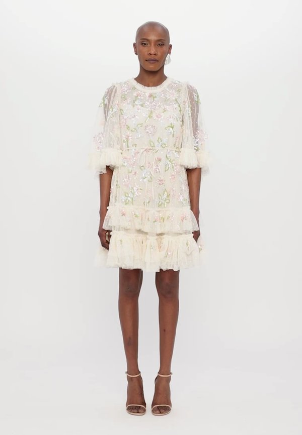 DANDELION GLOSS MINI DRESS - Day dress - cream4