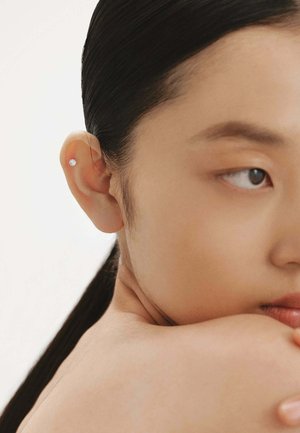 Aristocrazy, SOLITARIO CON DIAMANTE - Pendientes - silver-coloured