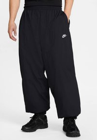 Nike Sportswear - CLUB PANT - Pantaloni sportivi - black white Immagine in miniatura 1
