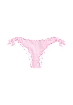 Yamamay, SEERSUCKER - BIKINI BOTTOM - Slip bikini - rose stripes