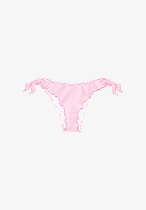 Yamamay, SEERSUCKER - BIKINI BOTTOM - Slip bikini - rose stripes