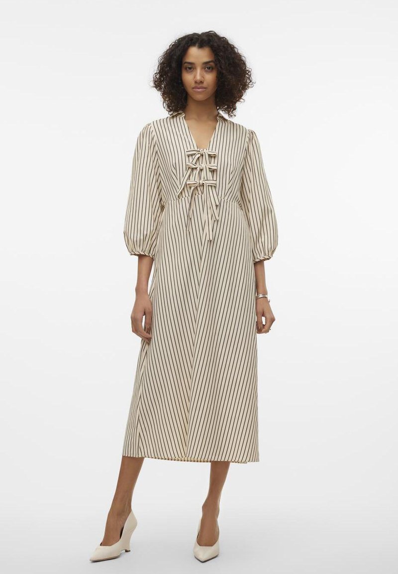 Vmnewverena 3 4 V Neck Cardiga Birch