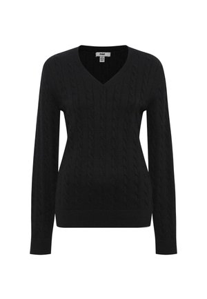 Mavi V-NECK - Jumper - schwarz
