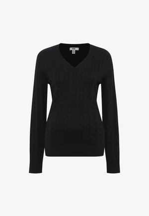 Mavi V-NECK - Jumper - schwarz