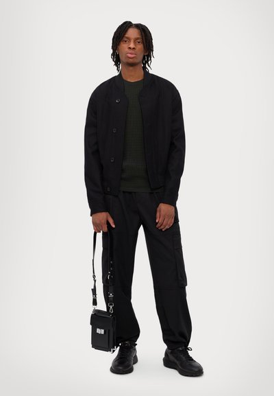 Emporio Armani Pulover - treccia petrol