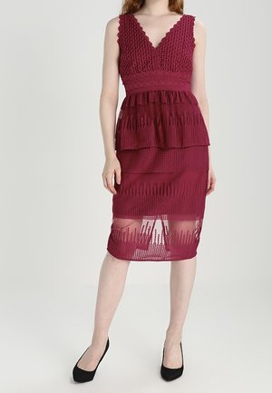 Cocktailjurk - coral