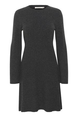 Gestuz ANTALI DRESS - Abito in maglia - charcoal