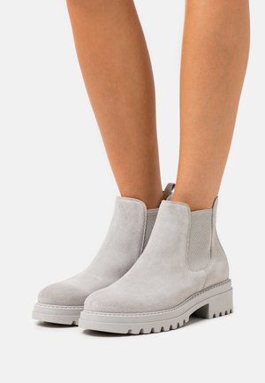LEATHER - Ankle boot - grey