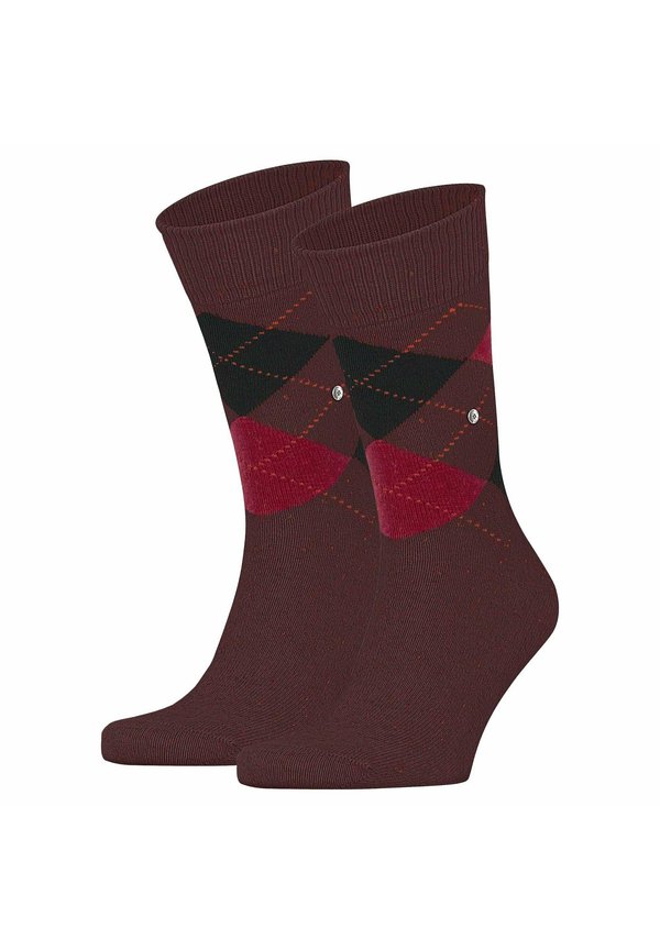 2ER PACK - Socken - rot schwarz