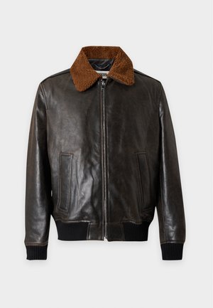 DRYKORN, FLYGHT - Veste en cuir - black