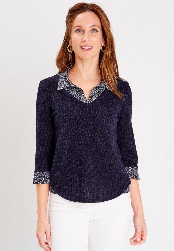 Strickpullover - bleu