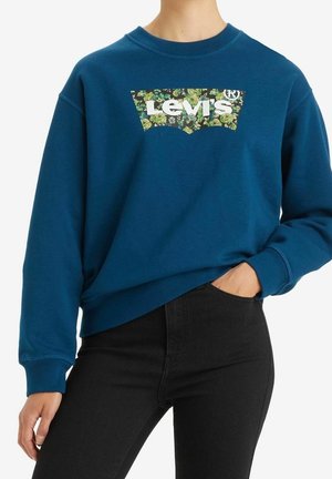 Sweatshirt - blue denim