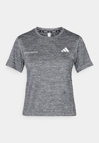 adidas Performance TEE - Sports T-shirt - black/white