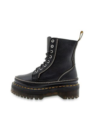 JADON ZIP MILLED  - Platform boots - black