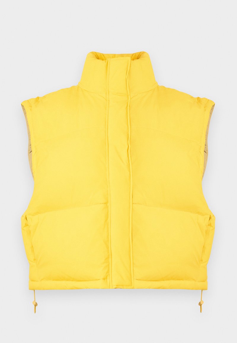 American vintage Bodywarmer geel