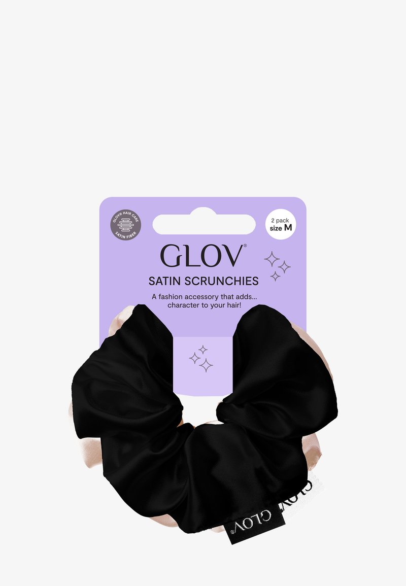 Glov - GLOV® SCRUNCHIES 2 PACK M - Hårset - champagne/black, Förstora